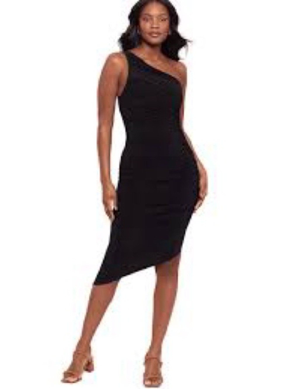 Victoria's Secret One-Shoulder Black Cocktail Dress